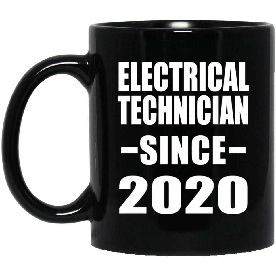 Electrical Technician Since 2020 - 11oz Coffee Mug Black