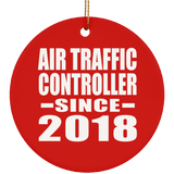 Air Traffic Controller Since 2018 - Circle Ornament