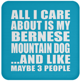 All I Care About Is My Bernese Mountain Dog - Drink Coaster