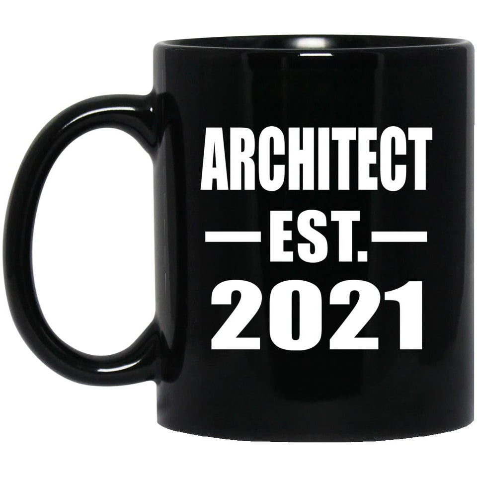 Architect Established EST. 2021 - 11oz Coffee Mug Black