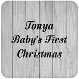 Tonya Baby's First Christmas - Drink Coaster F
