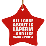 All I Care About Is Laperm - Star Ornament