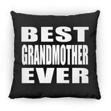 Best Grandmother Ever - Throw Pillow Black