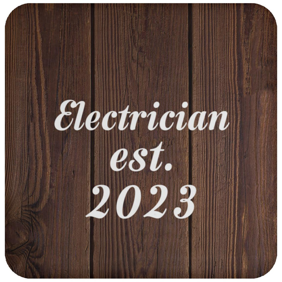 Electrician Established Est. 2023 - Drink Coaster D