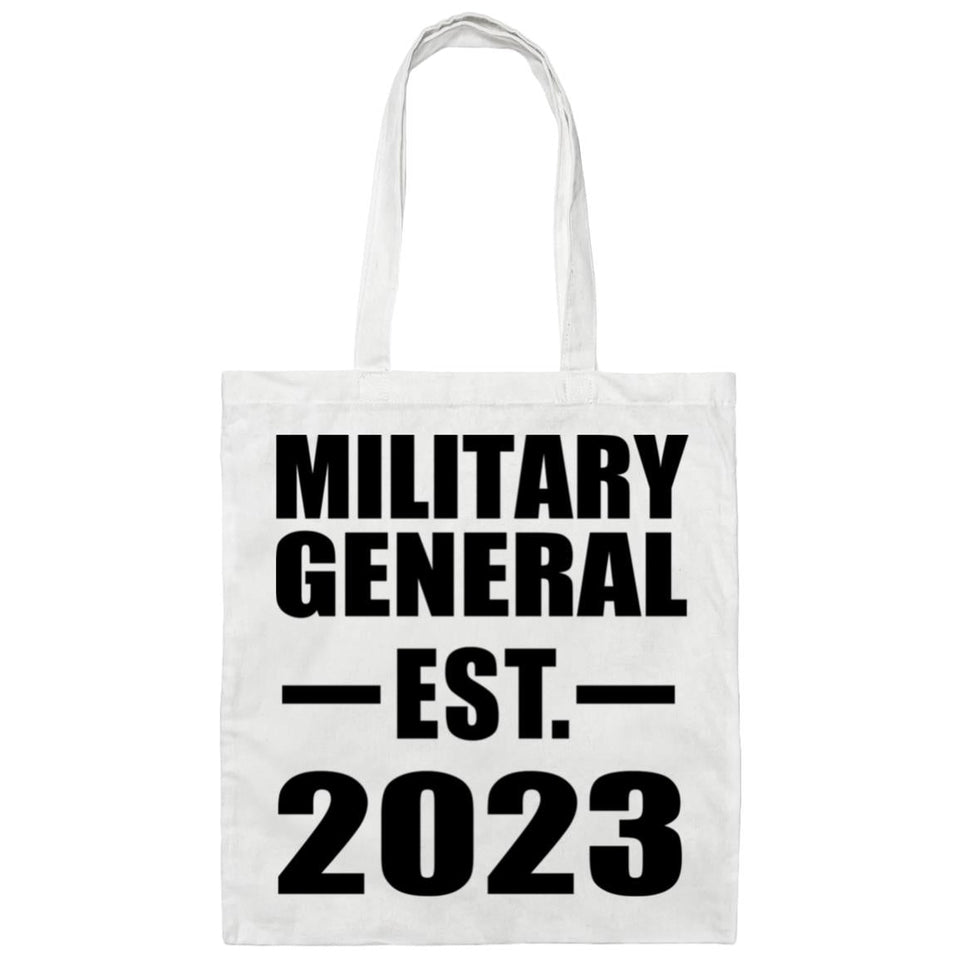Military General Established EST. 2023 - Tote Bag White