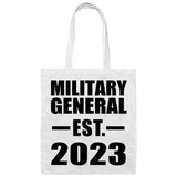 Military General Established EST. 2023 - Tote Bag White