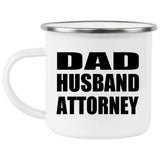 Dad Husband Attorney - 12oz Camping Mug