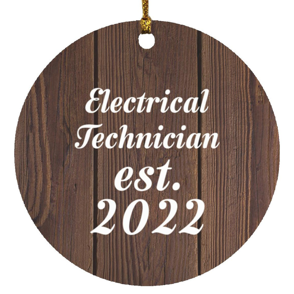 Electrical Technician Established Est. 2022 - Circle Ornament D