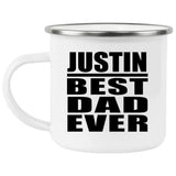 Justin Best Dad Ever - 12oz Camping Mug