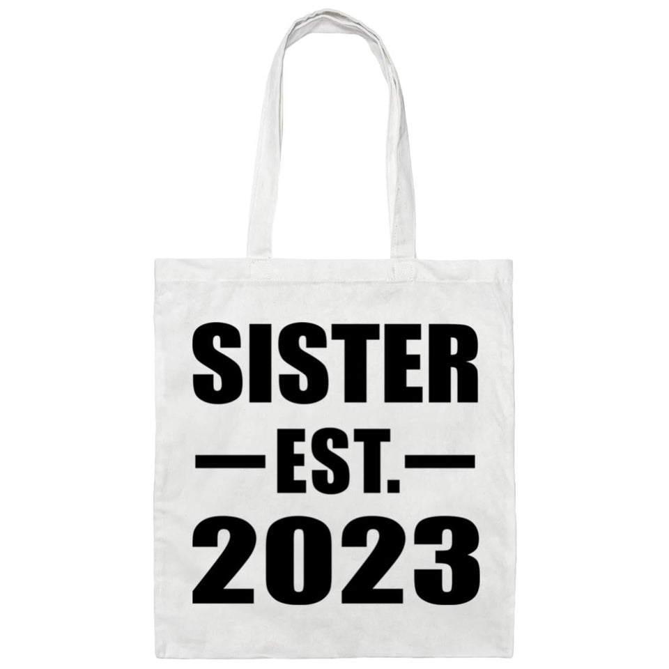 Sister Established EST. 2023 - Tote Bag White