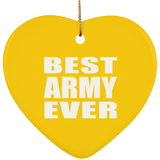 Best Army Ever - Heart Ornament