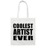 Coolest Artist Ever - Tote Bag White