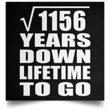 34th Anniversary Square Root of 1156 Years Lifetime To Go - Poster Square