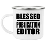Blessed Publication Editor - 12oz Camping Mug