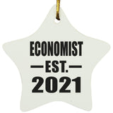 Economist Established EST. 2021 - Star Ornament