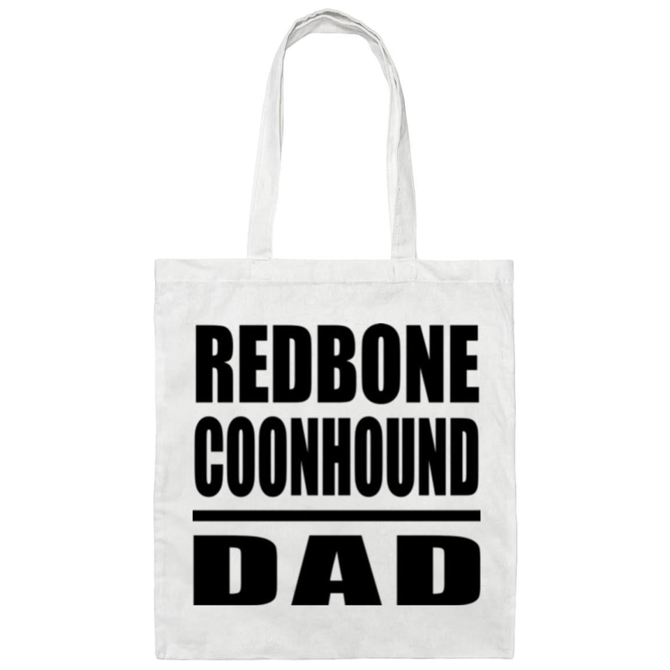 Redbone Coonhound Dad - Tote Bag White