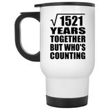 39th Anniversary Square Root of 1521 Years Who's Counting - White Travel Mug