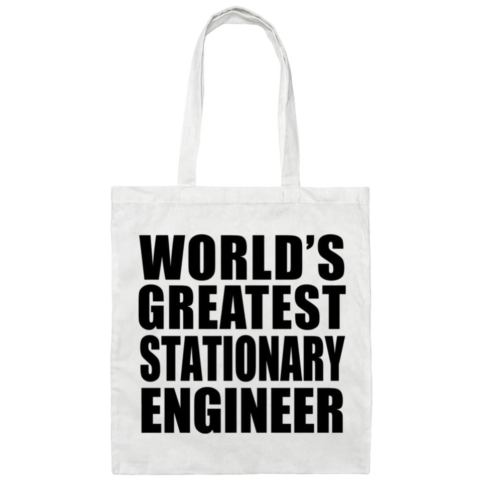 World's Greatest Stationary Engineer - Tote Bag White