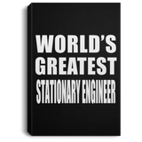 World's Greatest Stationary Engineer - Canvas Portrait
