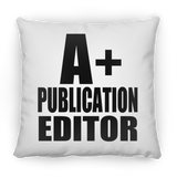 A+ Publication Editor - Throw Pillow