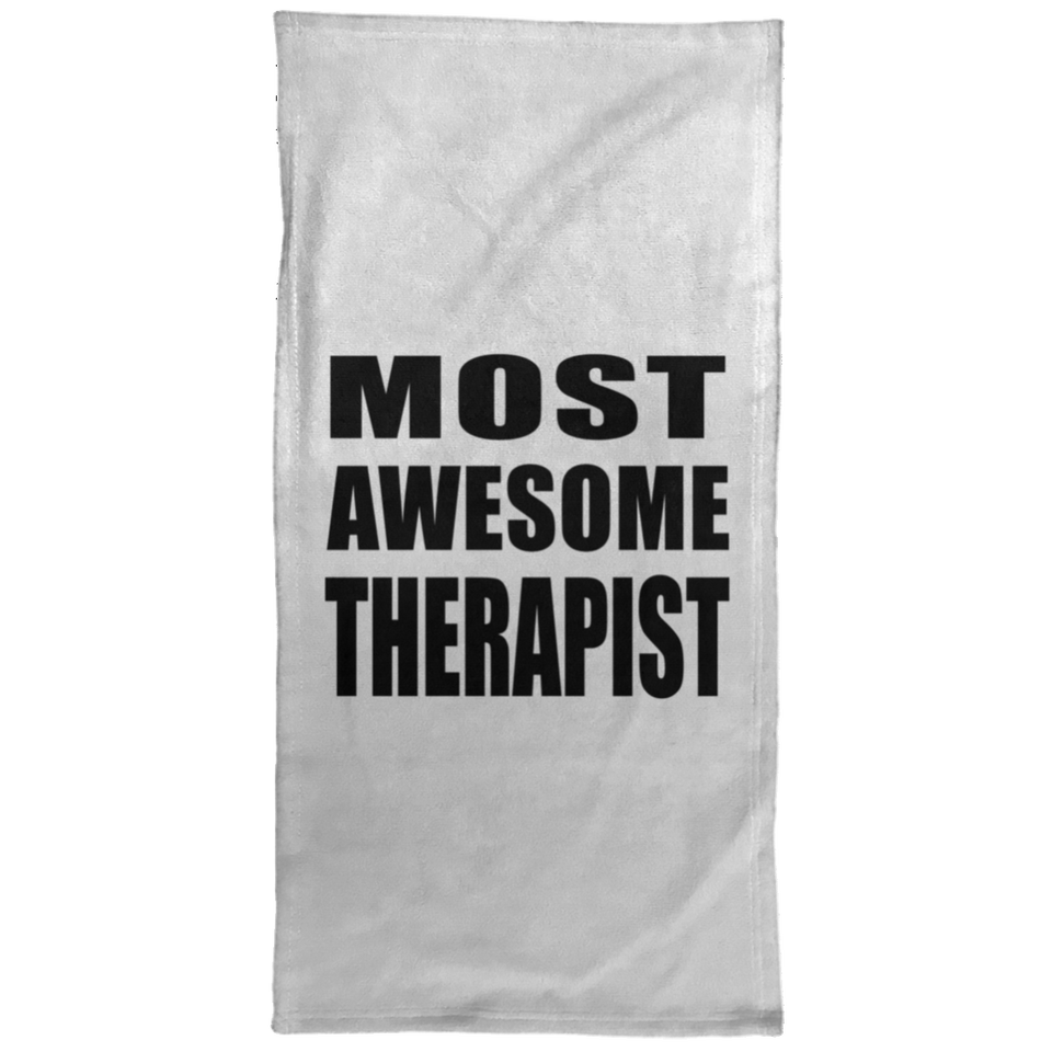 Most Awesome Therapist - Hand Towel