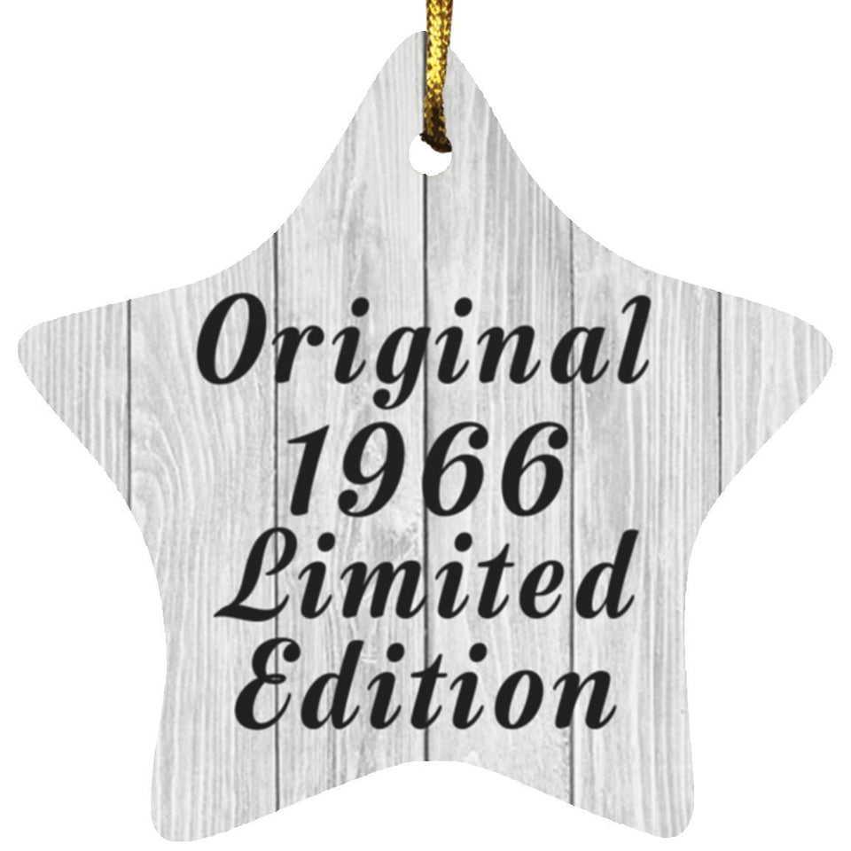 58th Birthday Original 1966 Limited Edition - Star Ornament F