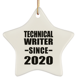 Technical Writer Since 2020 - Star Ornament