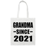 Grandma Since 2021 - Tote Bag White