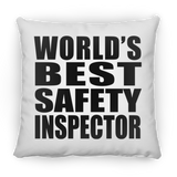 World's Best Safety Inspector - Throw Pillow