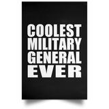 Coolest Military General Ever - Poster Portrait