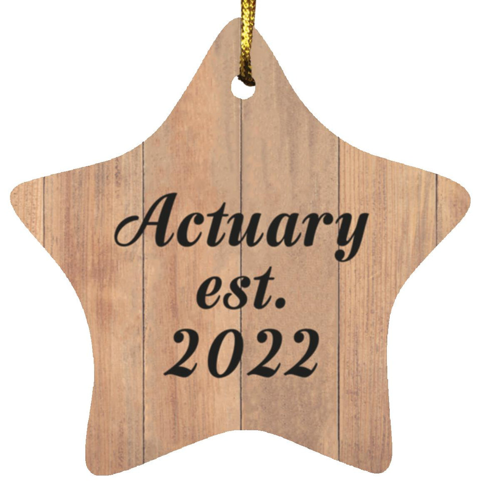 Actuary Established Est. 2022 - Star Ornament C