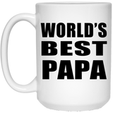 World's Best Papa (Grandpa) - 15 Oz Coffee Mug