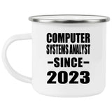 Computer Systems Analyst Since 2023 - 12oz Camping Mug