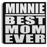 Minnie Best Mom Ever - Canvas Square