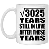 55th Anniversary Square Root of 3025 Years Still In Love - 11oz Coffee Mug