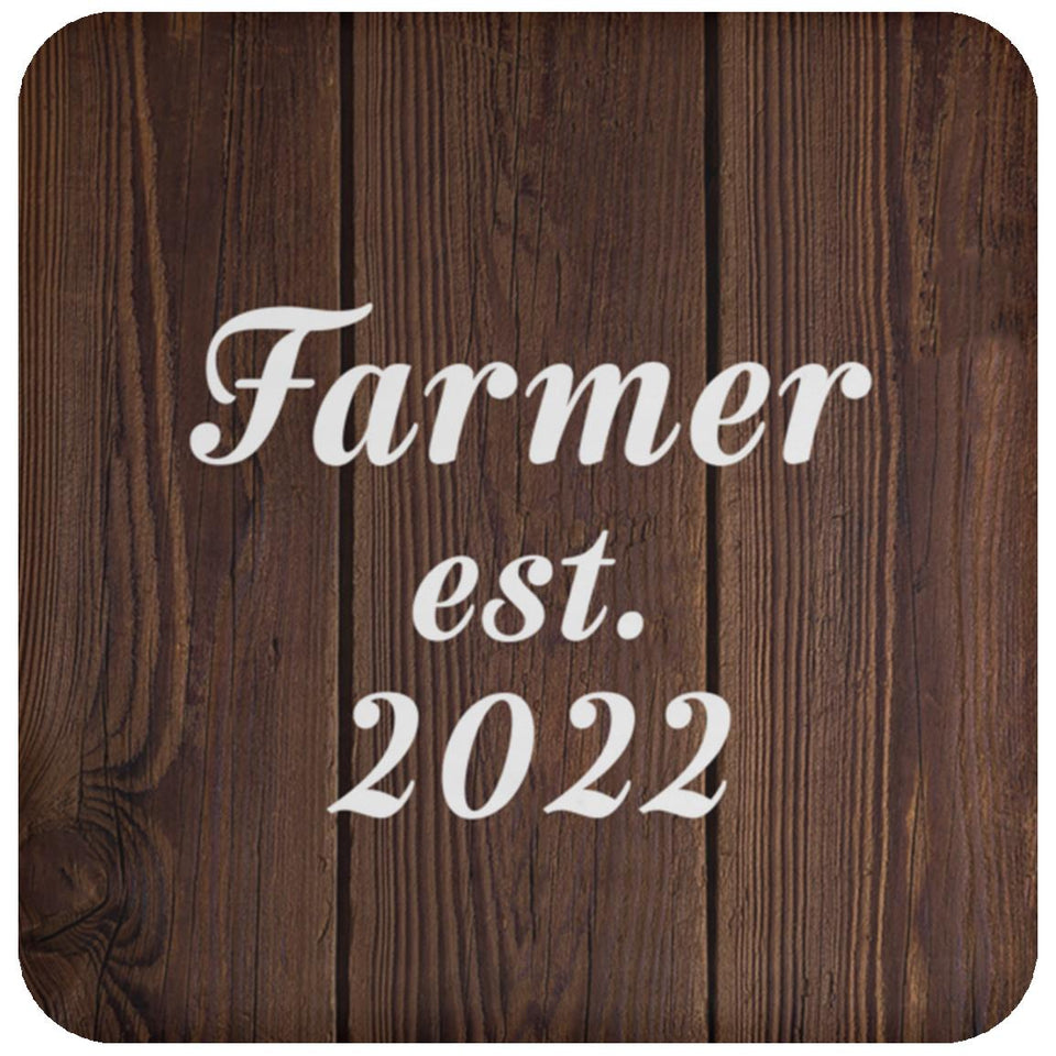 Farmer Established Est. 2022 - Drink Coaster D
