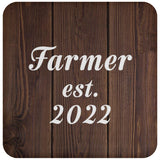Farmer Established Est. 2022 - Drink Coaster D
