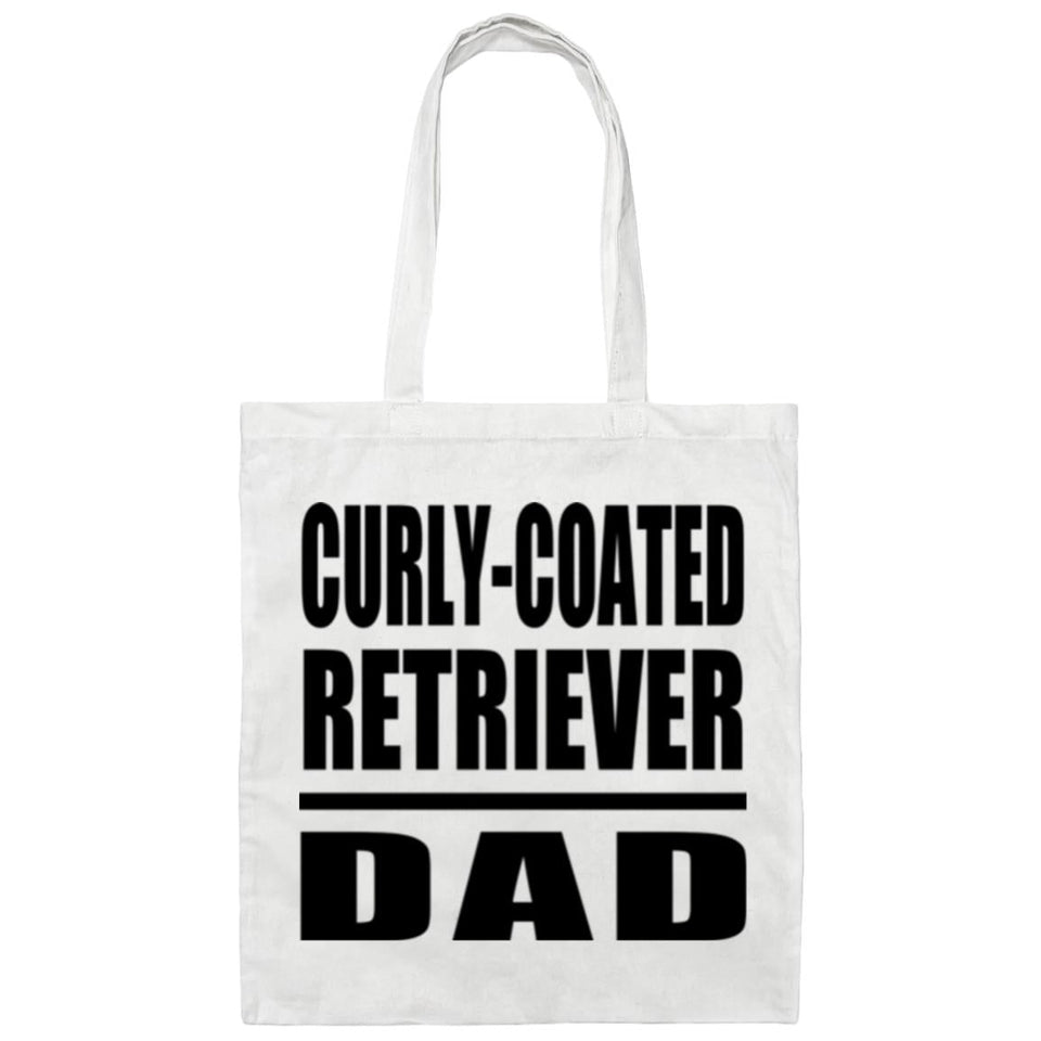 Curly-Coated Retriever Dad - Tote Bag White