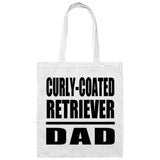 Curly-Coated Retriever Dad - Tote Bag White