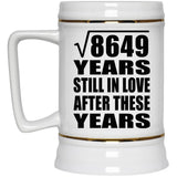 93rd Anniversary Square Root of 8649 Years Still In Love - Beer Stein