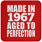 57th Birthday Made In 1967 Aged to Perfection - Drink Coaster