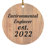 Environmental Engineer Established Est. 2022 - Circle Ornament C
