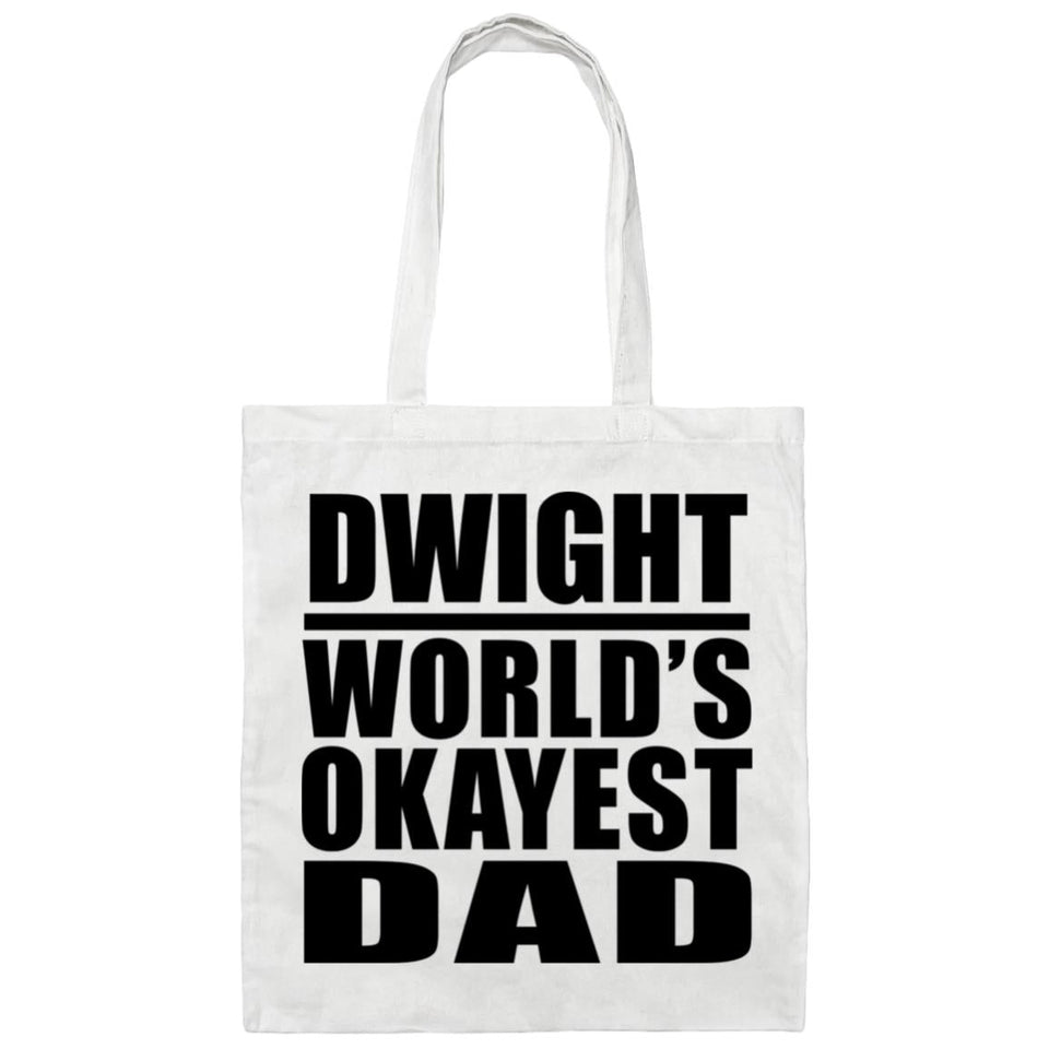 Dwight World's Okayest Dad - Tote Bag White