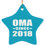 Oma Since 2018 - Star Ornament