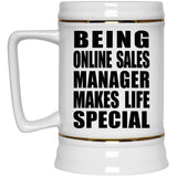 Being Online Sales Manager Makes Life Special - Beer Stein