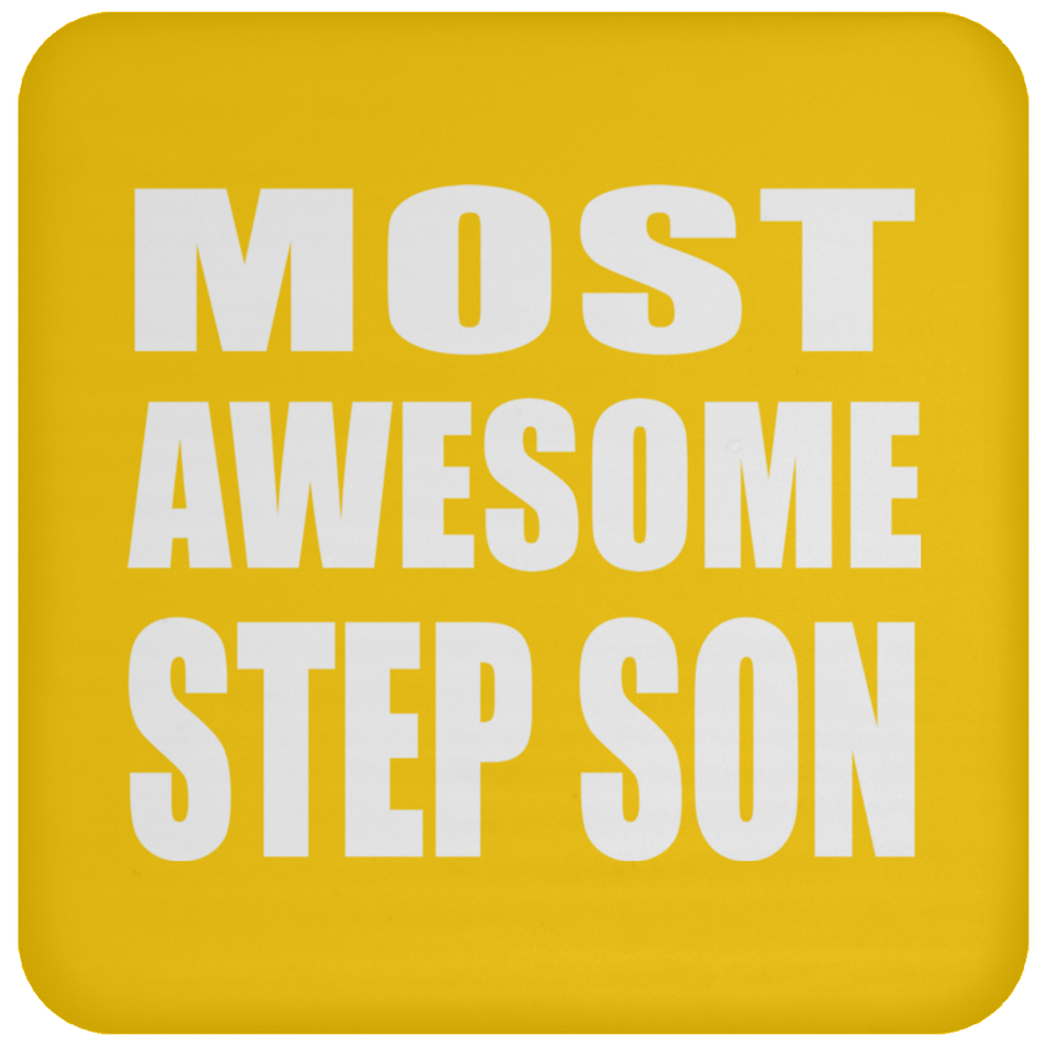 Most Awesome Step Son - Drink Coaster