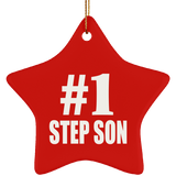 Number One #1 Step Son - Star Ornament