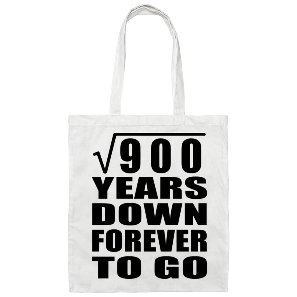 30th Anniversary Square Root of 900 Years Down Forever To Go - Tote Bag White