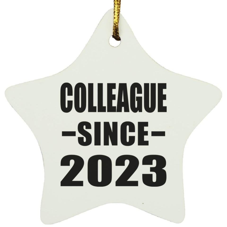 Colleague Since 2023 - Star Ornament