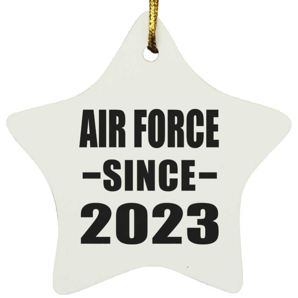 Air Force Since 2023 - Star Ornament